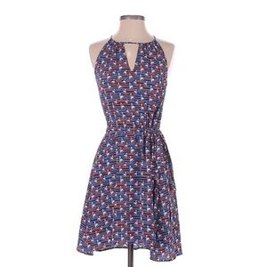 Pixley Blue & Red Sail Boat Dress  | SIZE S